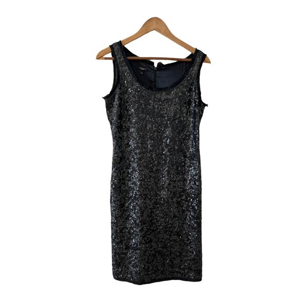 Talbots metallic sequin midi special occasion dress 4 - Picture 1 of 6